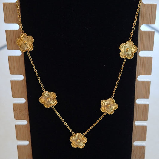 Collana fiore gold