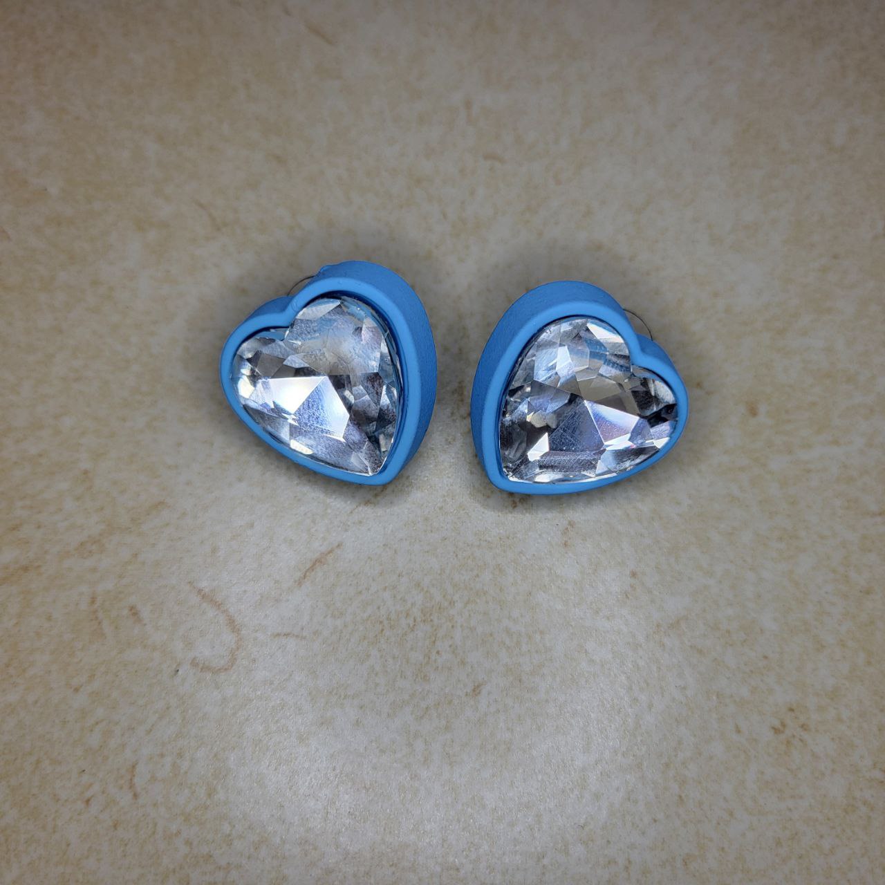 Orecchini cuore di diamante