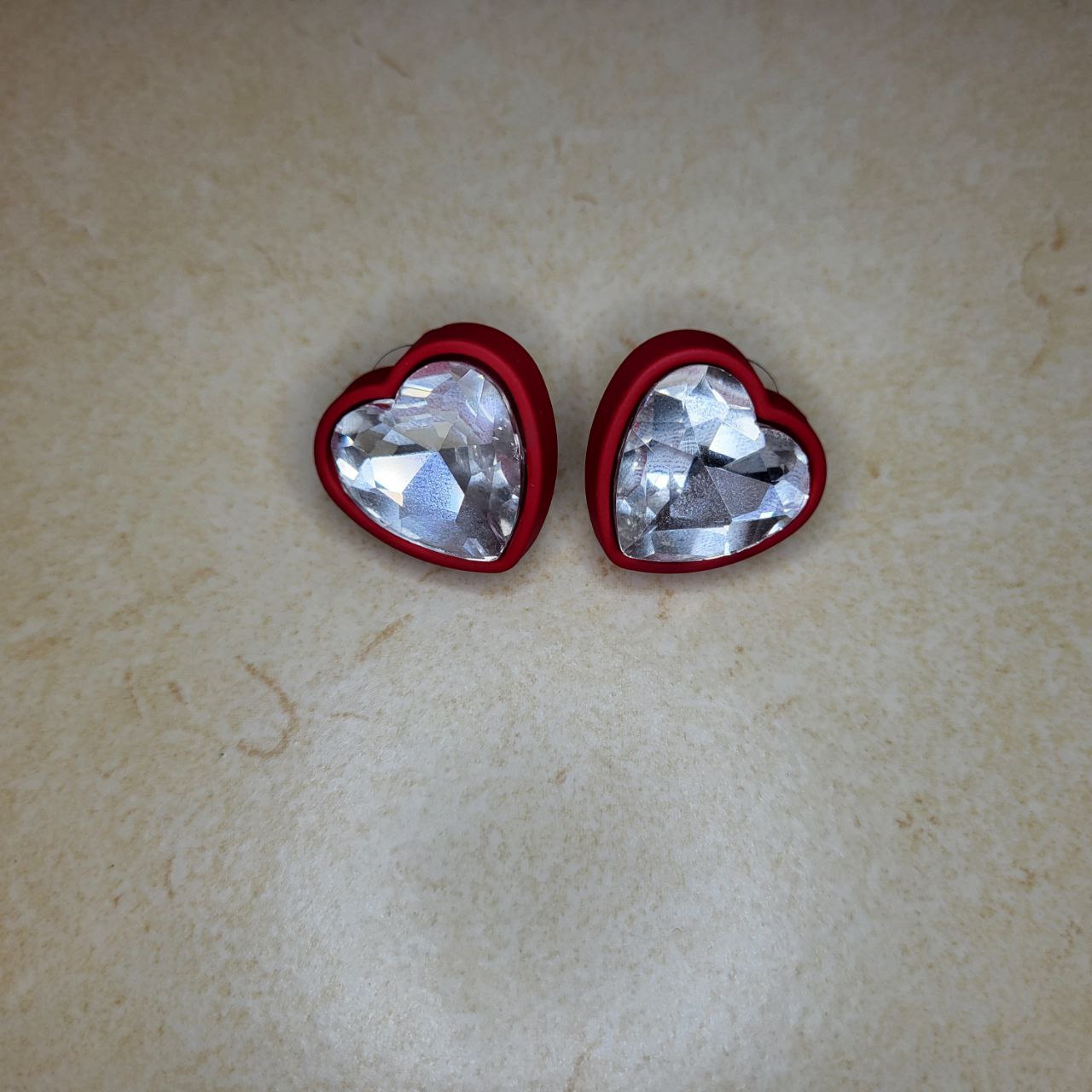 Orecchini cuore di diamante